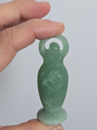 30g green aventurine goddess - aventurine,