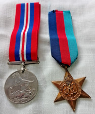 2 ORIGINAL UK MEDALS THE