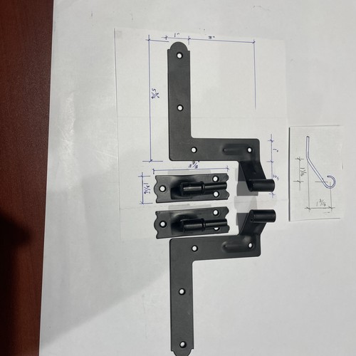 Blind shutter hinges for wood - blind,