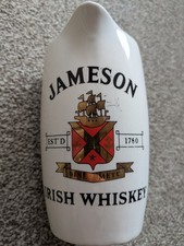 White Jameson Irish Whiskey Jug Wade