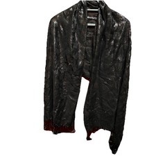 Women's Black Glitter Scarf Shawl