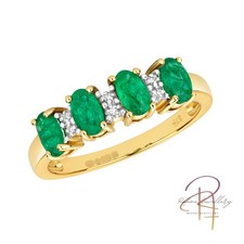Real Emerald and Diamond
