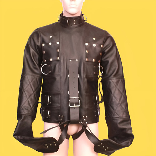 Real leather straitjacket - leather,