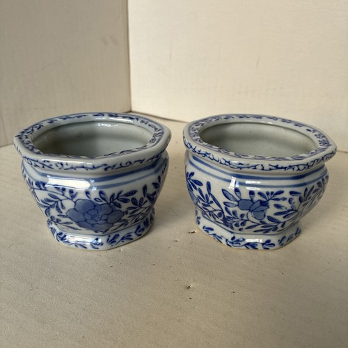 Pair vintage chinese blue - vintage,