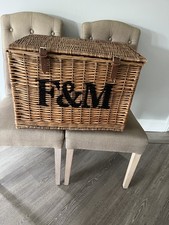 FORTNUM AND MASON LARGE HAMPER BASKET - 16 x 16 x 23 inches 
