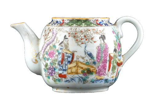 Japanese porcelain teapot - japanese,