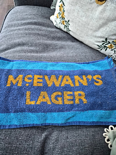 Vintage beer towels mcewans - towels-,