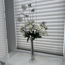 Clear Glass Tube Vase with