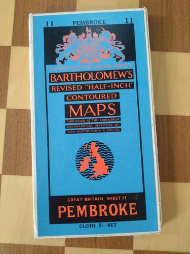 Bartholomew cloth map - cloth,