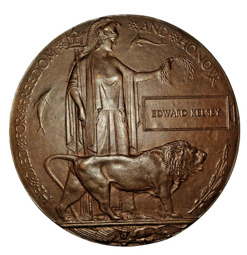 Ww1 memorial plaque - plaque, edward