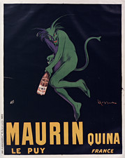 Vintage Green Devil Poster -