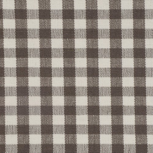 Micro gingham fabric - gingham, cedar