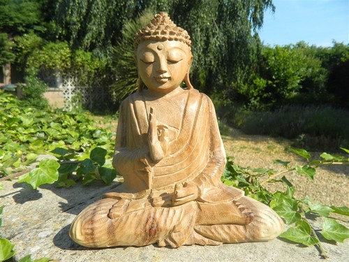 Wooden buddha carving hand - wooden,