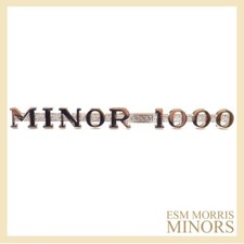 Morris minor chrome - minor, bonnet