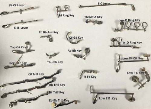 Replacement keys for boosey - replacement,