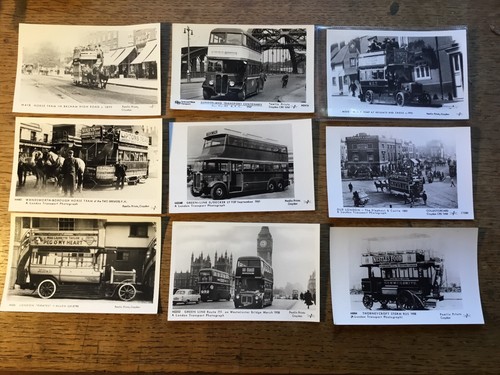 Postcards london buses - 9, rp