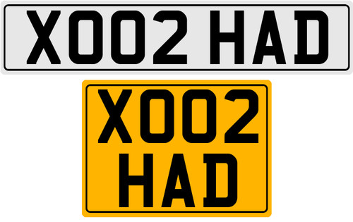 Xo02 had private plate - xo02,