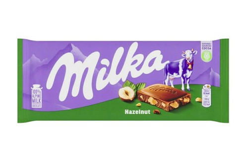 Milka hazelnut milk - milk, chocolate