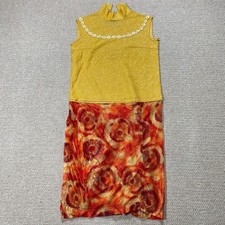 Vintage 60s Shift Dress Womens