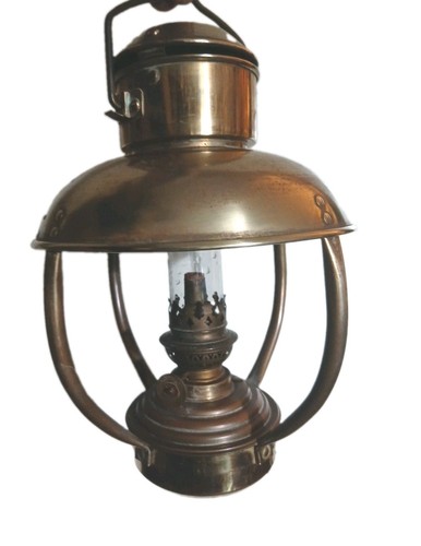 Antique brass nautical trawler