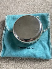 Tiffany & Co. 925 Sterling Silver Round Bookmark 1887 Including Pouch and Box