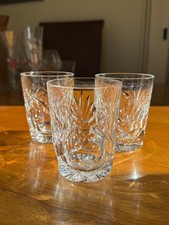 3 x Edinburgh Crystal 'Star of