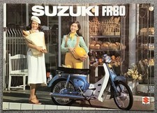 SUZUKI FR80 MOTORCYCLE Sales Specification Leaflet 1970s