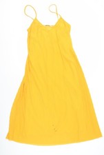 Zara Women's Yellow Sleeveless Strappy Dress