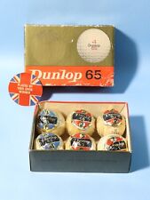 6 x Vintage Dunlop 65 Golf