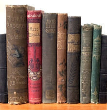 7 Antiquarian Pictorial Cloth