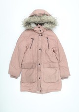Next Girls Pink Parka Coat, 8