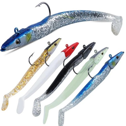 5pcs saltwater sandeel - 5pcs,
