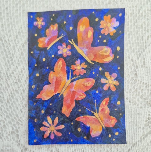 Original aceo miniature mixed - miniature,