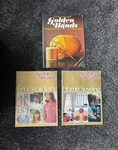 Vintage 1970s golden hands - golden,