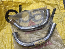 Yamaha YAS1 AS1 L/R Exhaust Muffler Pipe Header NOS 183-14611-00&183-14621-00