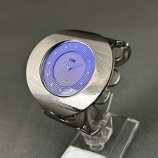 Storm Zella Womens Watch S.Steel Silver Round Iridescent Dial Ladies New Battery