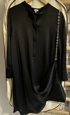 Loewe Black Silk Chain Dress