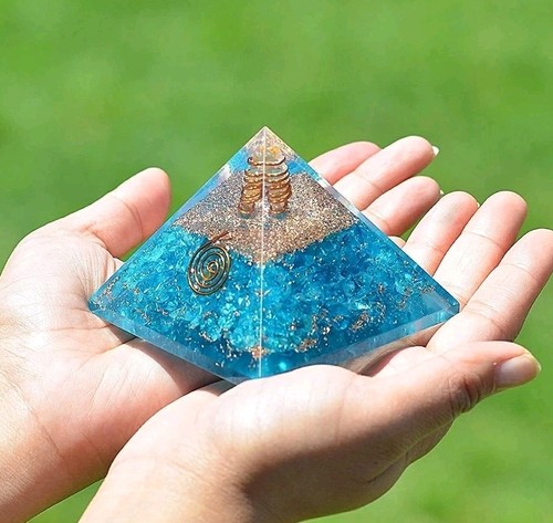 Blue turquoise firoza - blue, orgone