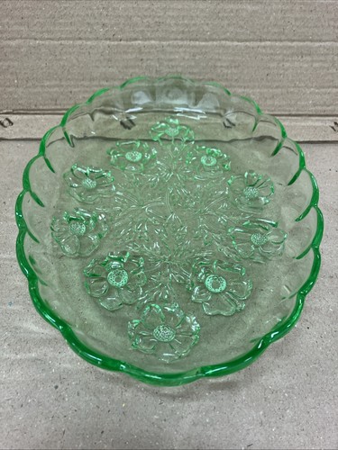 Vintage uranium green glass - vintage,