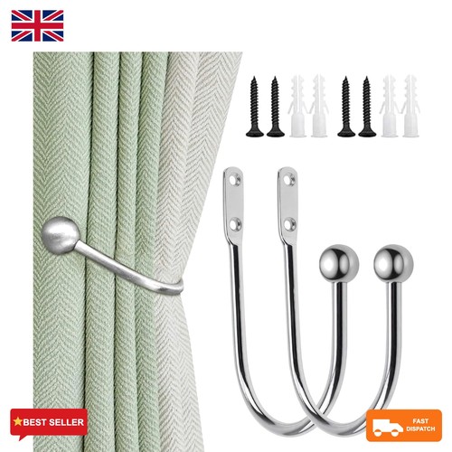 Chrome curtain tie - 2,