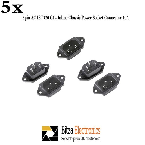 3pin iec320 c14 inline - 3pin,