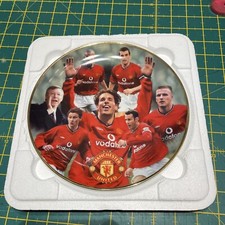 Man Utd Stars Of 2002 Danbury Mint Plate David Beckham Roy Keane Alex Ferguson