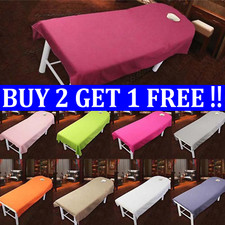 NEW  Beauty Massage Bed Cover With Hole Salon Spa Couch Sheet Table Bedding