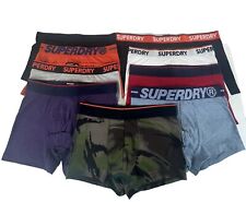 Superdry Classic premium Cotton Boxer Short TRUNK  Men's Underwear DOUBLE PACK
