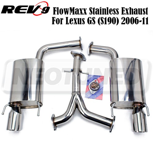 Rev9 flowmaxx tip axleback - rev9, 4"