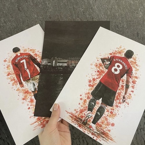 Man utd wall - wall, prints|football