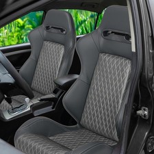 2Pcs Adjustable Bucket Seats