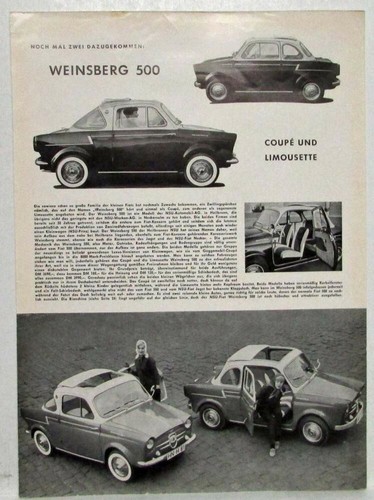 1959 weinsberg 500 - weinsberg,