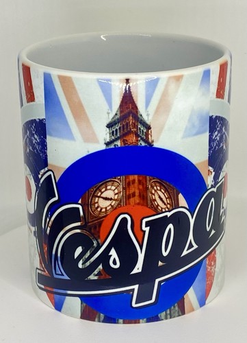 Vespa scooter mug mod fred - scooter, mod,