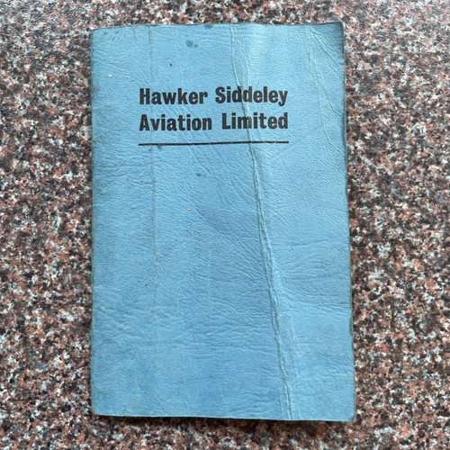 Vintage hawker siddeley - hawker,